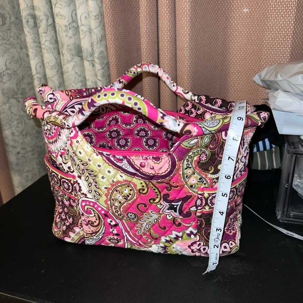 Vera Bradley Fuchsia and Plum Floral Design